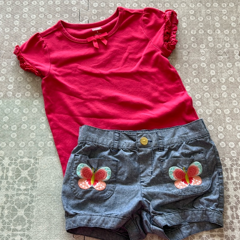 Gymboree butterfly outfit - size 5